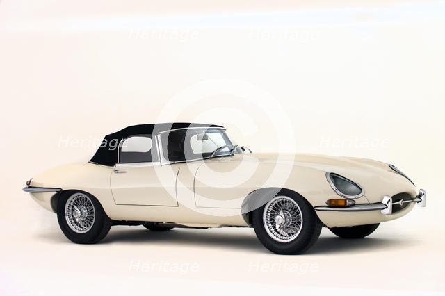 1964 Jaguar E type Series 1 drophead coupe. Creator: Unknown.
