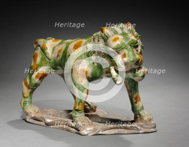 Lion with Cub in Mouth, 618-907. Creator: Unknown.