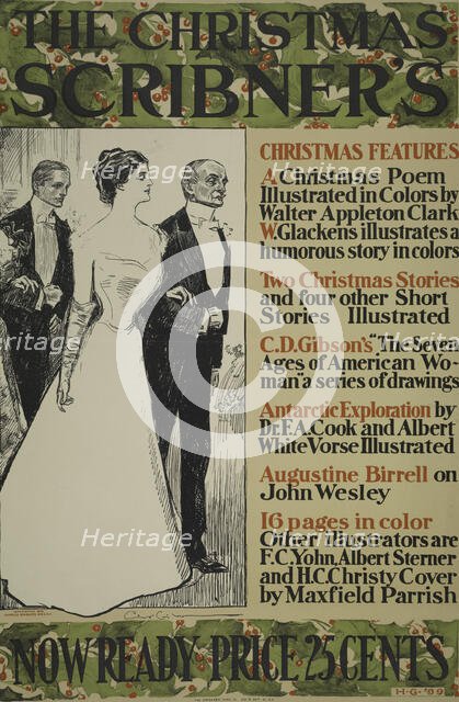 The Christmas Scribner's, c1899 - 1906. Creator: Charles Dana Gibson.