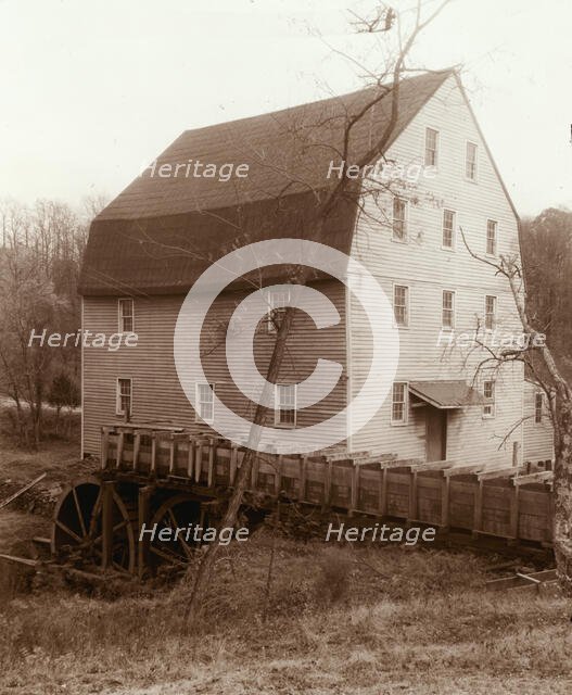 Graves' Mill and Cabin, Tommy Hawk, Campbell County, Virginia, 1935. Creator: Frances Benjamin Johnston.