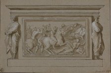 Design for Funerary Monument to the Marchese Francesco Gonzaga, n.d. Creator: After Raffaello Sanzio, called Raphael  Italian, 1483-1524.