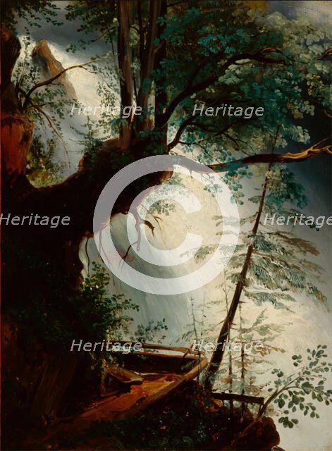 The Waterfall, c1820-1840. Creator: Karl Blechen.