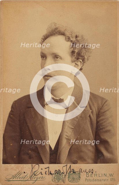 Portrait of the composer Richard Strauss (1864-1949), c1904. Creator: Meyer, Albert (1857-1924).