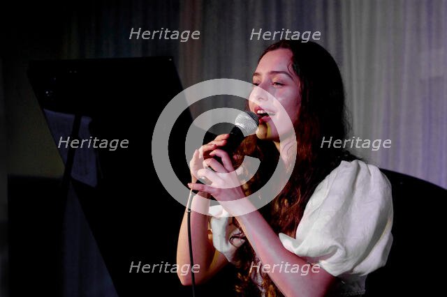 Anais Reno, Anais Reno Quartet, Watermill Jazz Club, Dorking, Surrey, July 2024. Creator: Brian O'Connor.