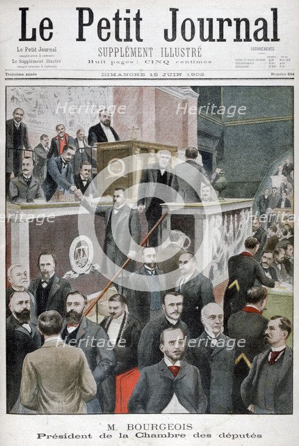 Leon Bourgeois, President of the Chamber of Deputies, 1902. Artist: Unknown