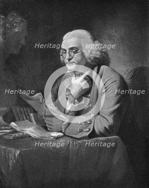 Benjamin Franklin, c1766. Artist: David Martin