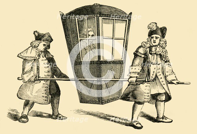 'A Sedan Chair', (1881). Creator: Unknown.