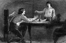 Sketches at the Lyceum: "The Corsican Brothers": Mr. Irving as Fabien de' France I..., 1881. Creator: R&E Taylor.