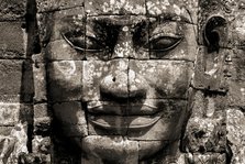 Enigmatic Face, Cambodia. Creator: Viet Chu.