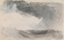 A storm at sea. Artist: Turner, Joseph Mallord William (1775-1851)