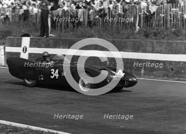 1954 Lotus VIII driven by Colin Chapman at Crystal Palace. Creator: Unknown.