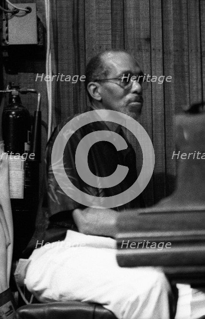 Walter Bishop Jr, Bass Clef, August 1990.  Artist: Brian O'Connor.