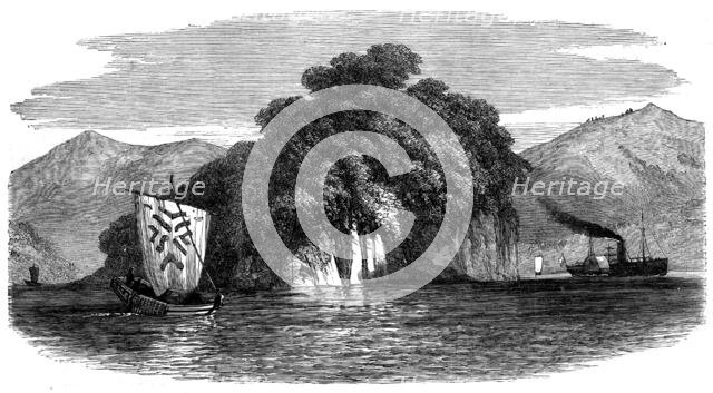 Sketches in Japan: the Pappenberg, or Island of Takaboko, 1873. Creator: Unknown.