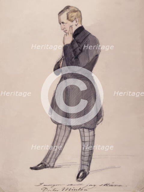 "'Tomorrow I shall cut.' Doctor Minton". (c1850s). Creator: Fritz von Dardel.