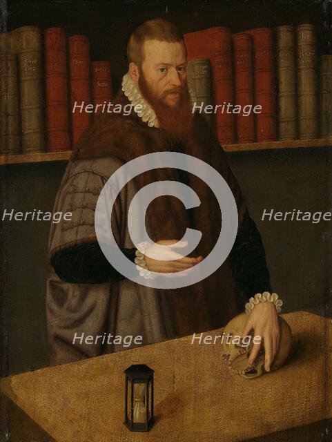 A Physician in his library, probably first half of 19th century. Creator: Unknown.