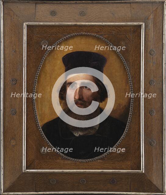 Portrait of the Danish painter Thorald Læssoe (1816-1878), 1868. Creator: Elisabeth Baumann.