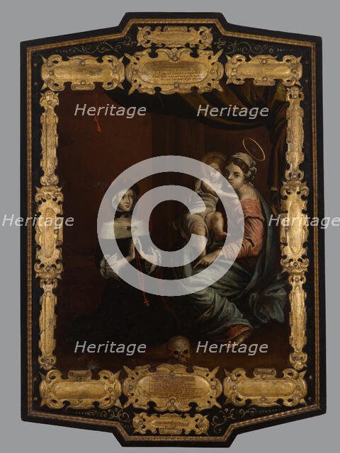 Epitaph of Katarzyna Jugiewic, from the St Mary's Church in Krakow, between 1684-1689. Creator: Unknown.