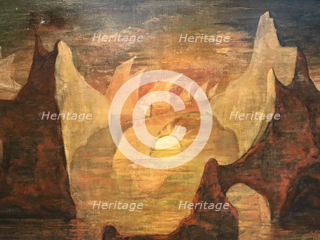 The Sun at dusk, 1916.