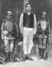 ''The Manipur Rebels; The Senaputty, hanged for Murder of English Representatives', 1891. Creator: Unknown.