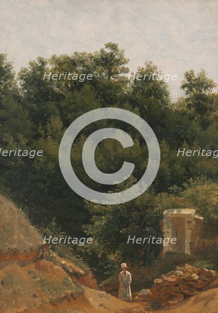 Landscape study, 1840s. Creator: Peter Christian Thamsen Skovgaard.