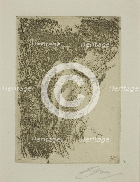 Brushwood, 1911. Creator: Anders Leonard Zorn.