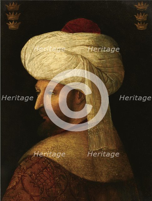 The Sultan Mehmet II, 16th century. Artist: Bellini, Gentile, (Follower of)  