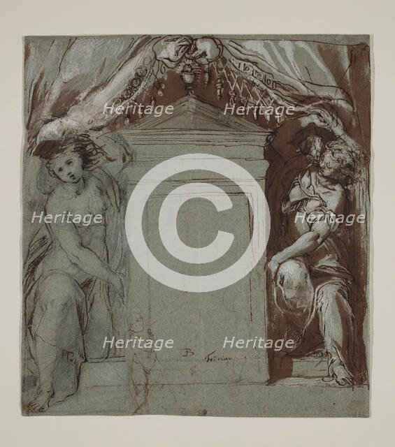 Study for a Wall Decoration, c1561. Creator: Federico Barocci.