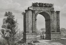 Roda de Bará (Roda de Berà)/Arch of Bará (Arch of Berà), Tarragona province, Catalonia, Spain, 1853. Creator: Antonio Roca Sallent.