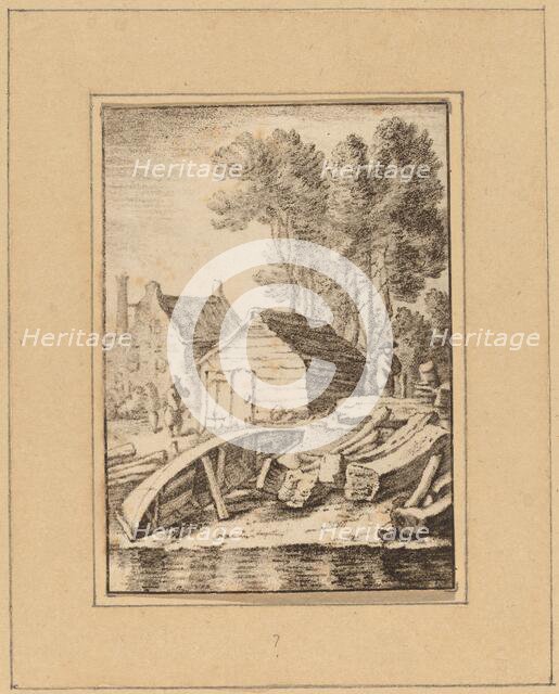 Shipyard, 1761, published 1765. Creator: Cornelis Ploos van Amstel.