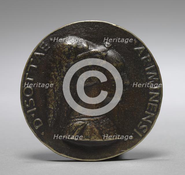 Medal of Isotta degli Atti da Rimini (obverse), 15th century. Creator: Matteo de' Pasti (Italian, 1420-1467/68).
