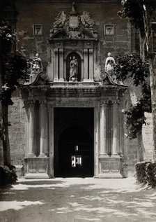 Lunatic asylum (once a convent), Granada: gateway, c1900. Creator: Unknown.