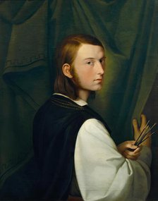 Self-portrait, 1820. Creator: Johann Scheffer von Leonhardshoff.