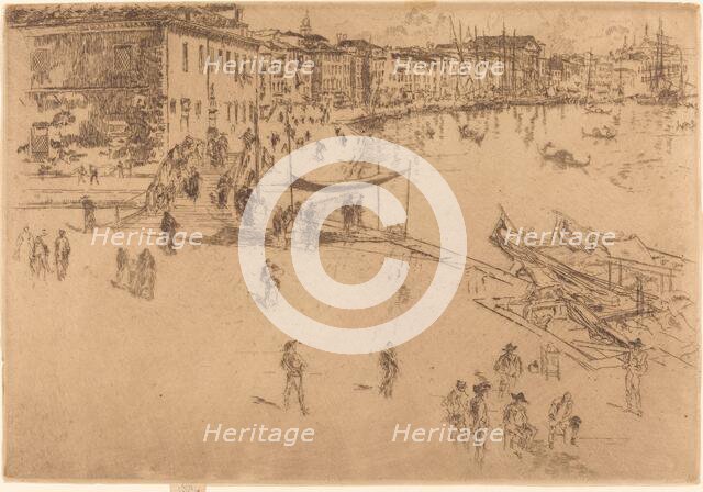 The Riva, No.II, 1880. Creator: James Abbott McNeill Whistler.