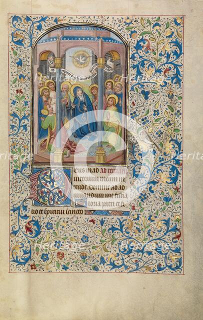 Pentecost; Arenberg Hours, early 1460s. Creator: Willem Vrelant.