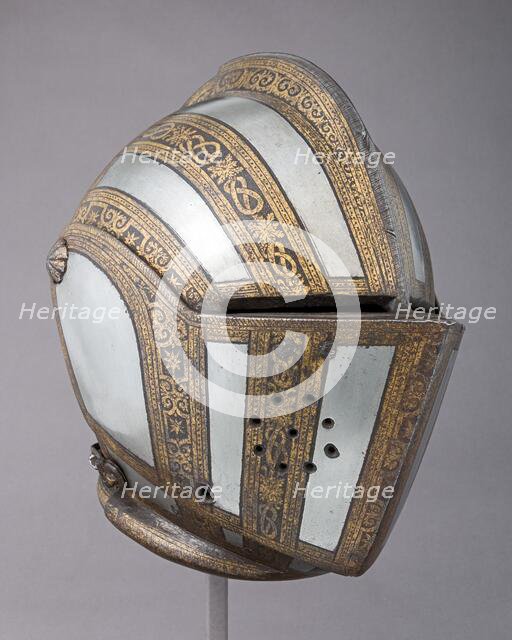 Close Helmet for Foot Combat, Italian, Milan, ca. 1600-1610. Creator: Master of the Castle Mark.