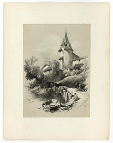 Nidan W. Neuchatel, from Picturesque Selections, 1859. Creator: James Duffield Harding.