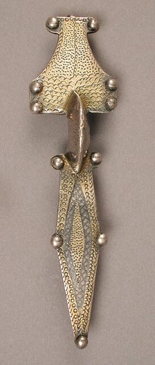 Bow Brooch, Germanic, 5th-7th century. Creator: Unknown.