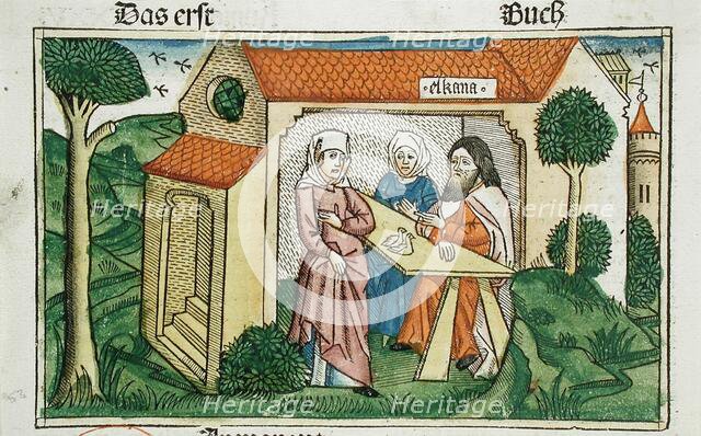 Elkanah, published 1483. Creator: Unknown.