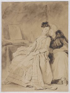 The Intimate Conversation, ca 1778. Artist: Fragonard, Jean Honoré (1732-1806)
