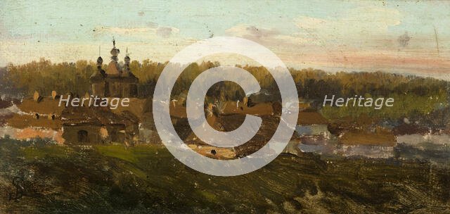 Volhynian Village, c1864. Creator: Jozef Szermentowski.