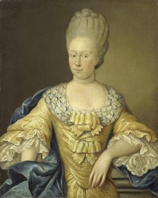 Adriana Johanna van Heusden, Wife of Johan Arnold Zoutman, 1770. Creator: August Christian Hauck.