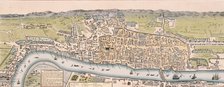 Map of London, c1563 Artist: William Darton