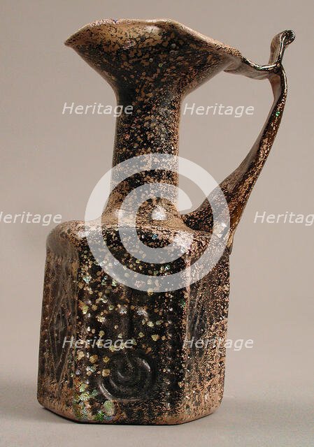 Hexagonal Jug, Byzantine, 500-650. Creator: Unknown.