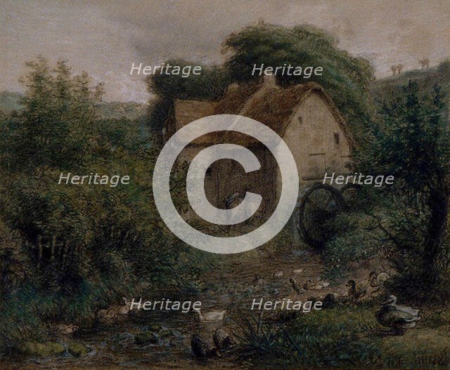 The Old Mill, 1866/1870. Creator: Jean Francois Millet.