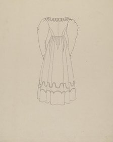 Dress, c. 1938. Creator: Julia Boyd.