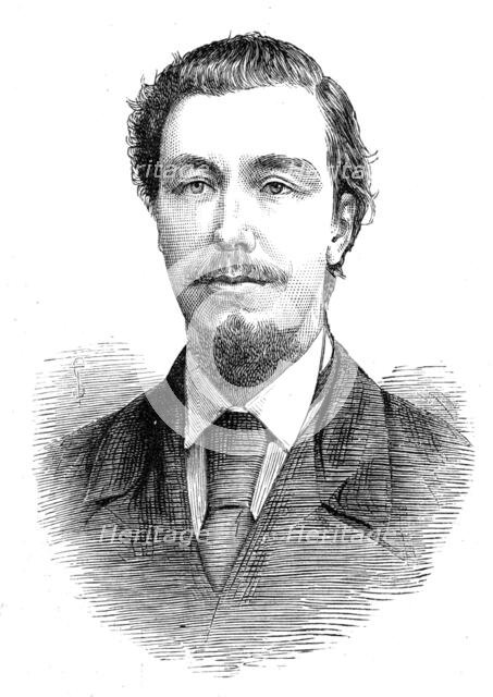 Mr. Blackburne, winner of the first prize at the Berlin Chess Tournament, 1881. Creator: Unknown.