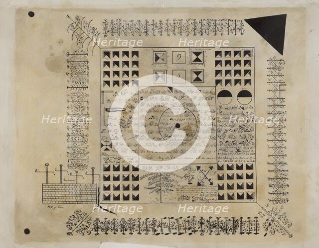 Shaker Visionary Image, 1935/1942. Creator: Unknown.