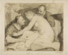 Susanna and the Elders, 1822. Creator: Antonio Viviani.