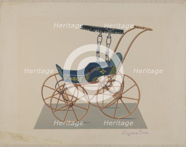 Doll Buggy, c. 1937. Creator: Eugene Croe.