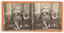 Untitled [wreaths, one in the shape of an anchor], 1875/99.  Creator: Unknown.
